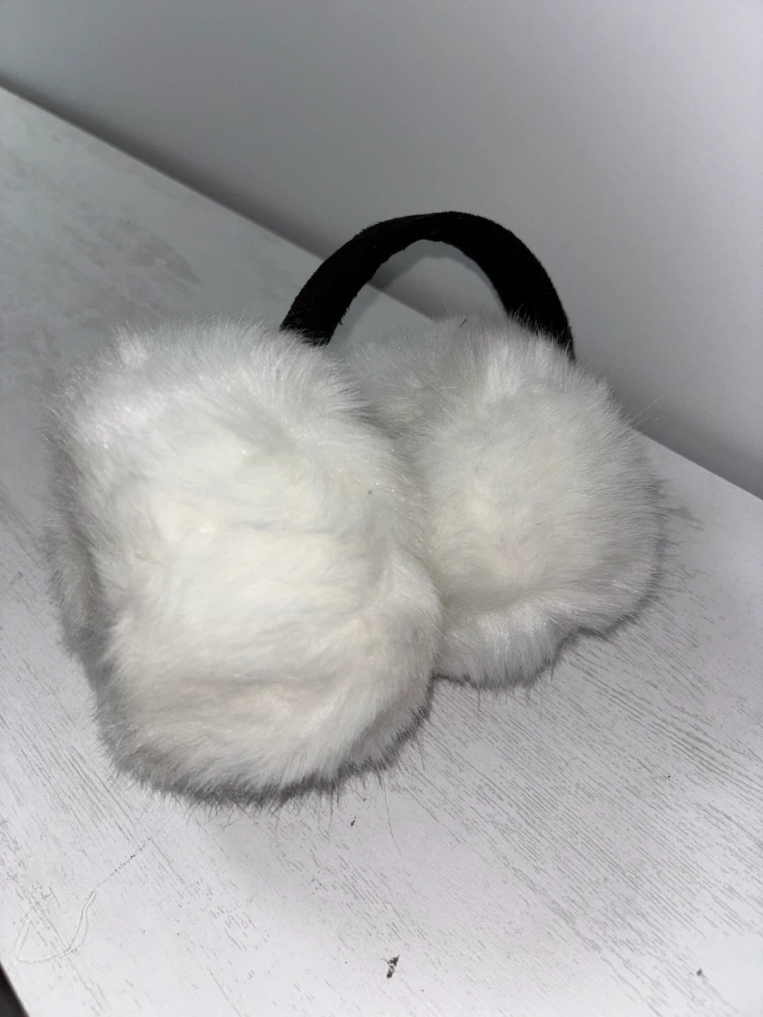 Cute Fuzzy Earmuffs - Pink, White, Black - photo 4