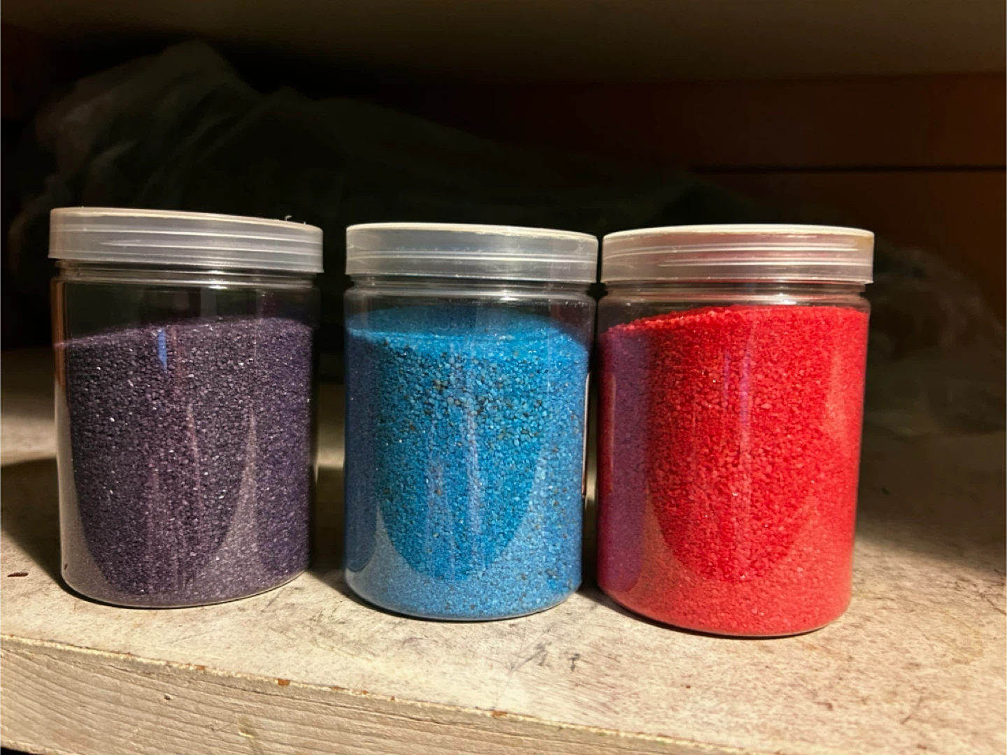 Craft Sand - Purple, Blue, bright pink