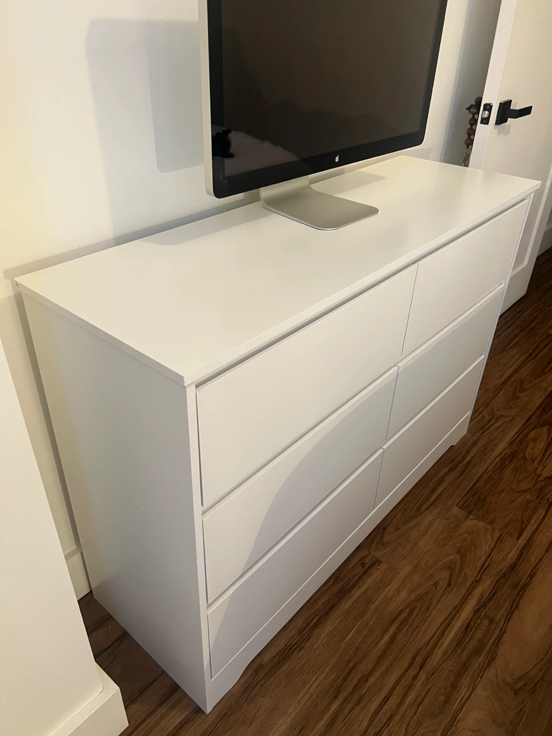 White 6-Drawer Dresser - photo 5