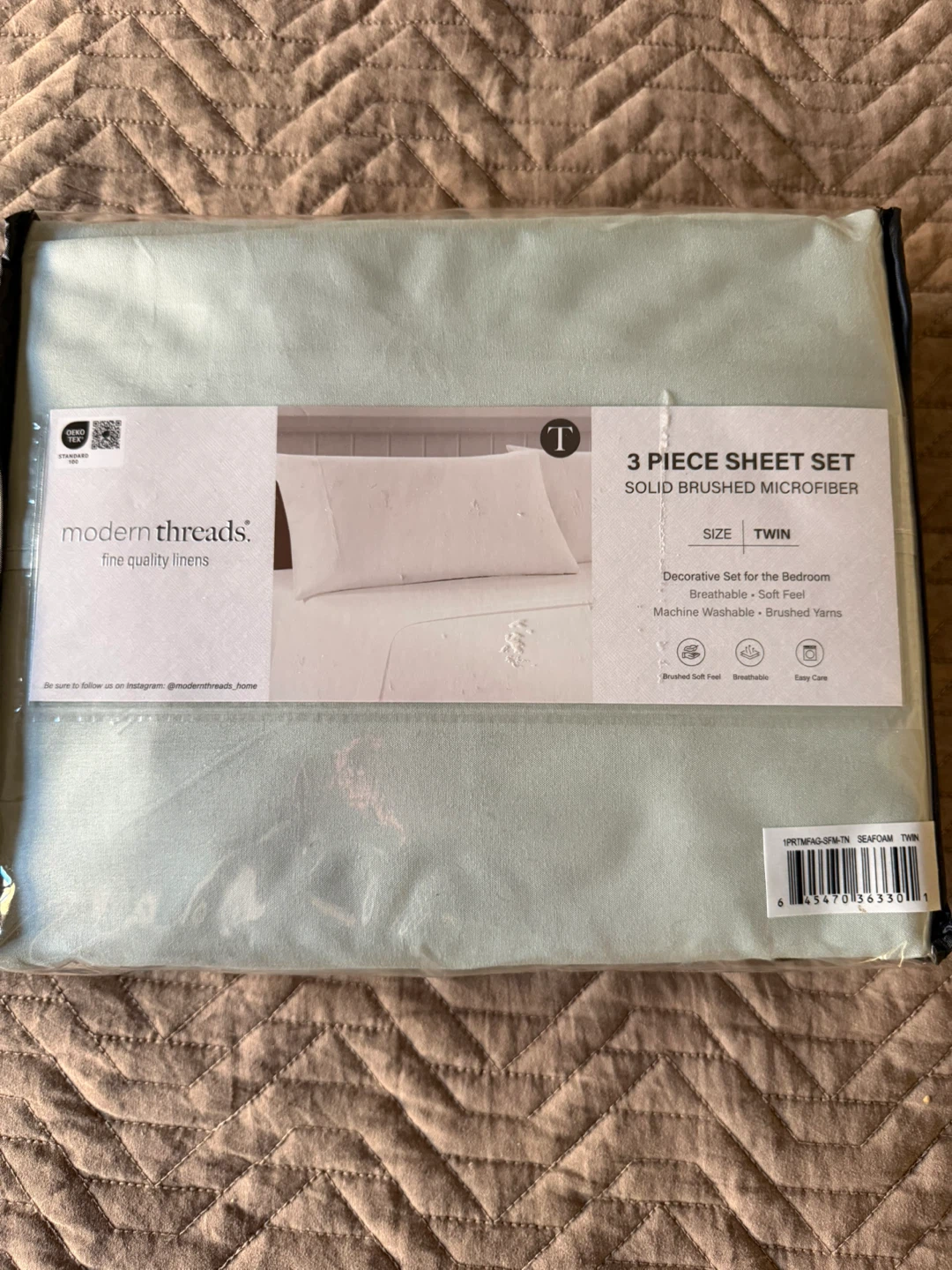 3 piece sheet set size twin new - photo 2