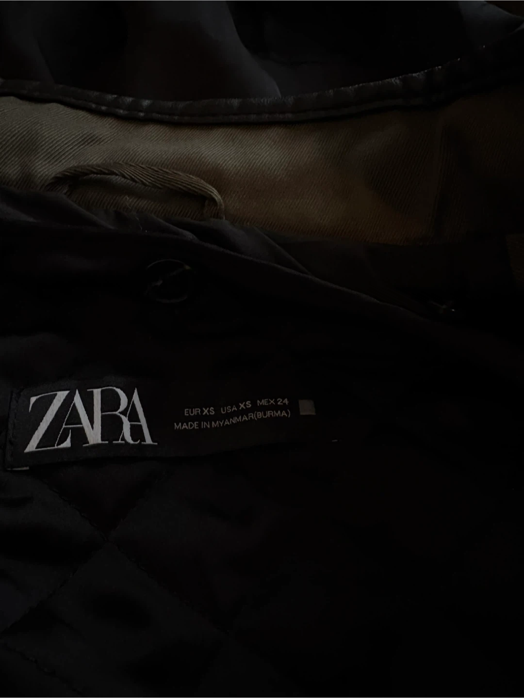Zara Olive Green Parka - photo 2