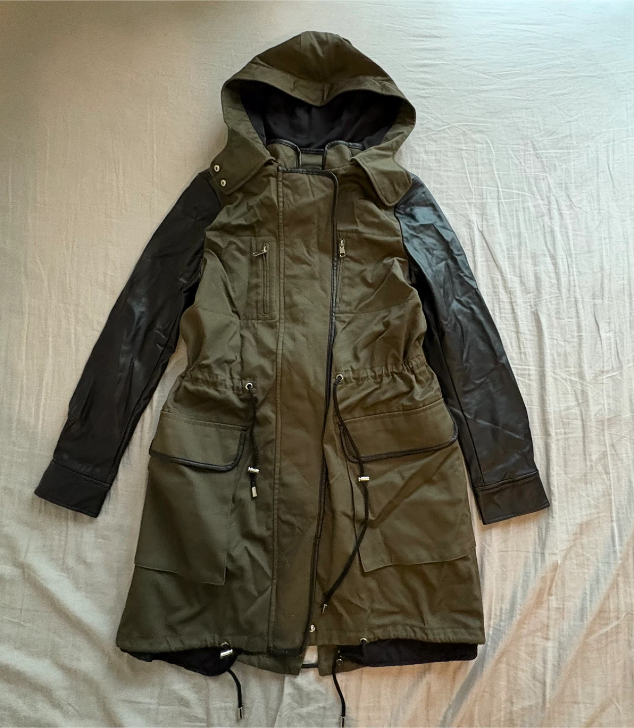 Zara Olive Green Parka