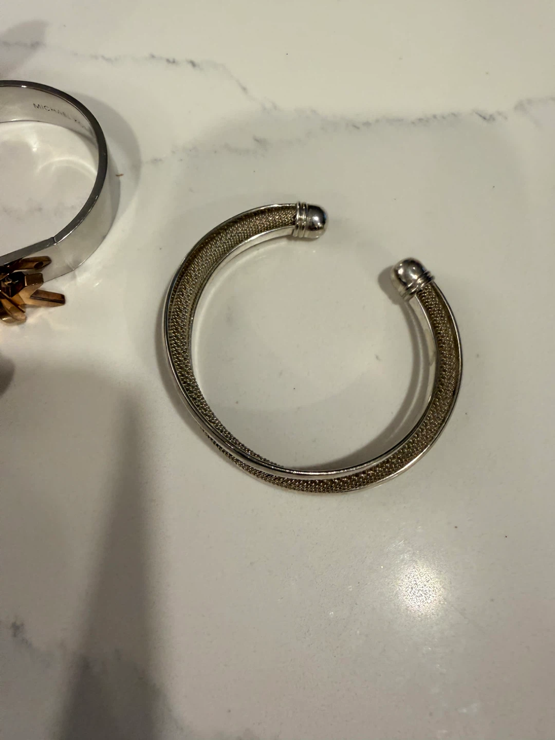 Michael kors Silver Tone Cuff Bracelet - photo 2
