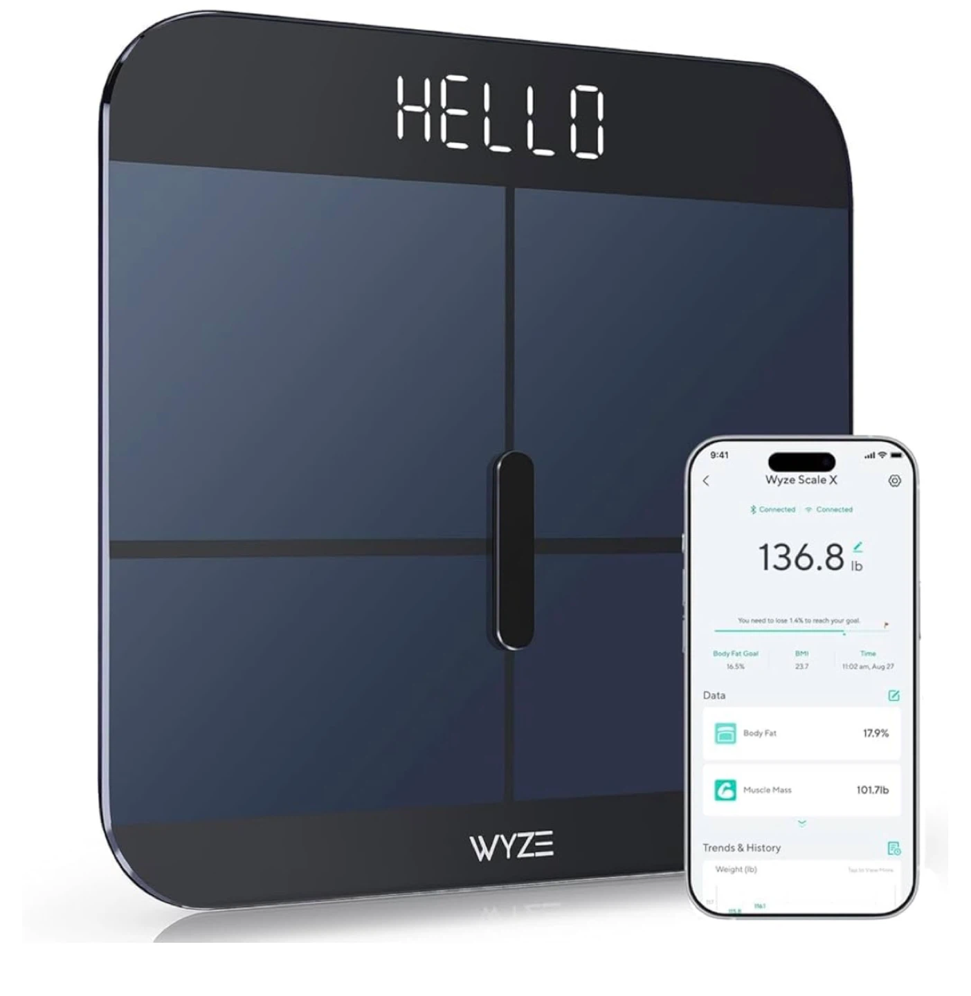 Wyze Scale X - Body Composition Smart Scale