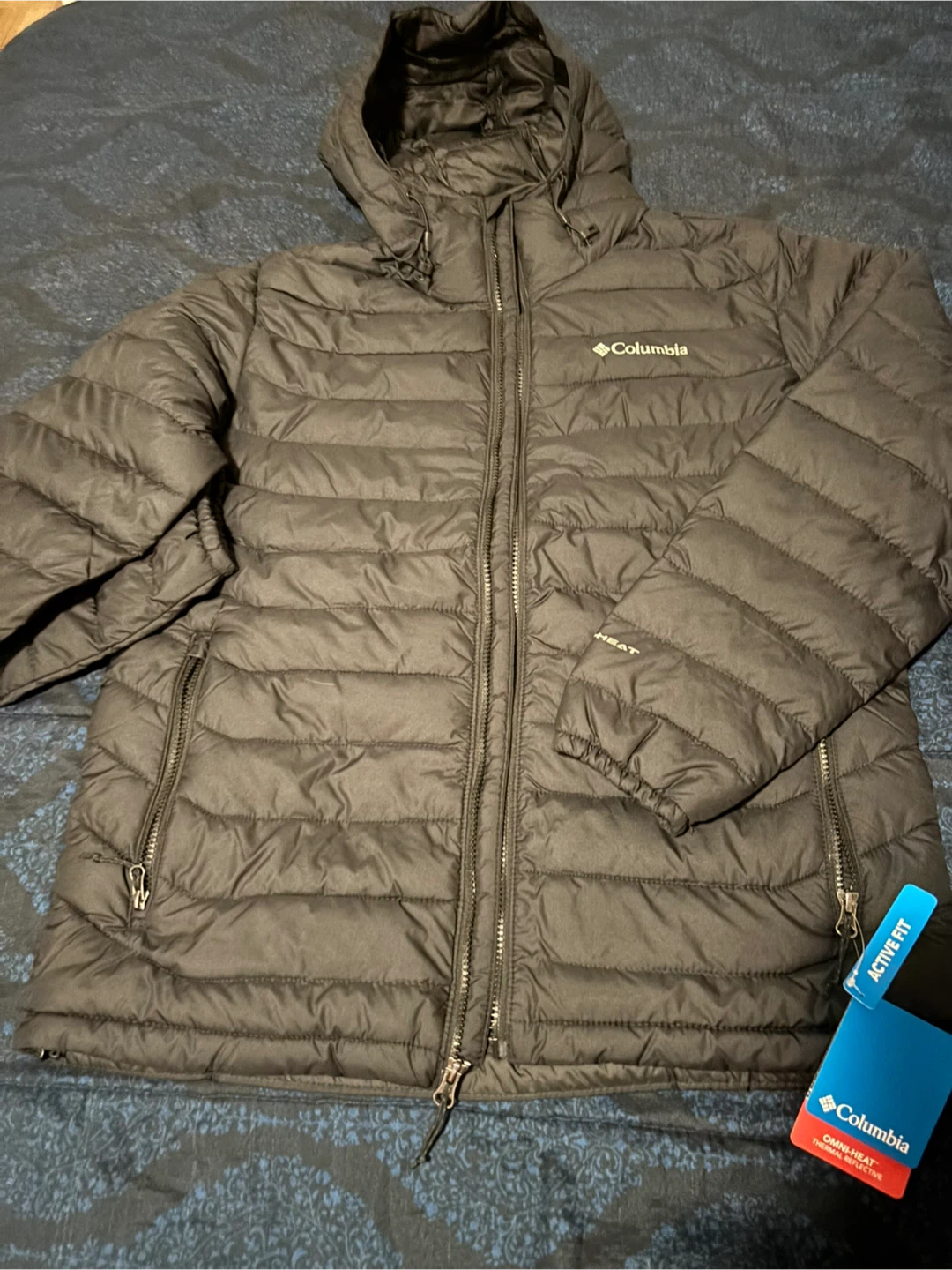 Columbia Black Puffer Jacket