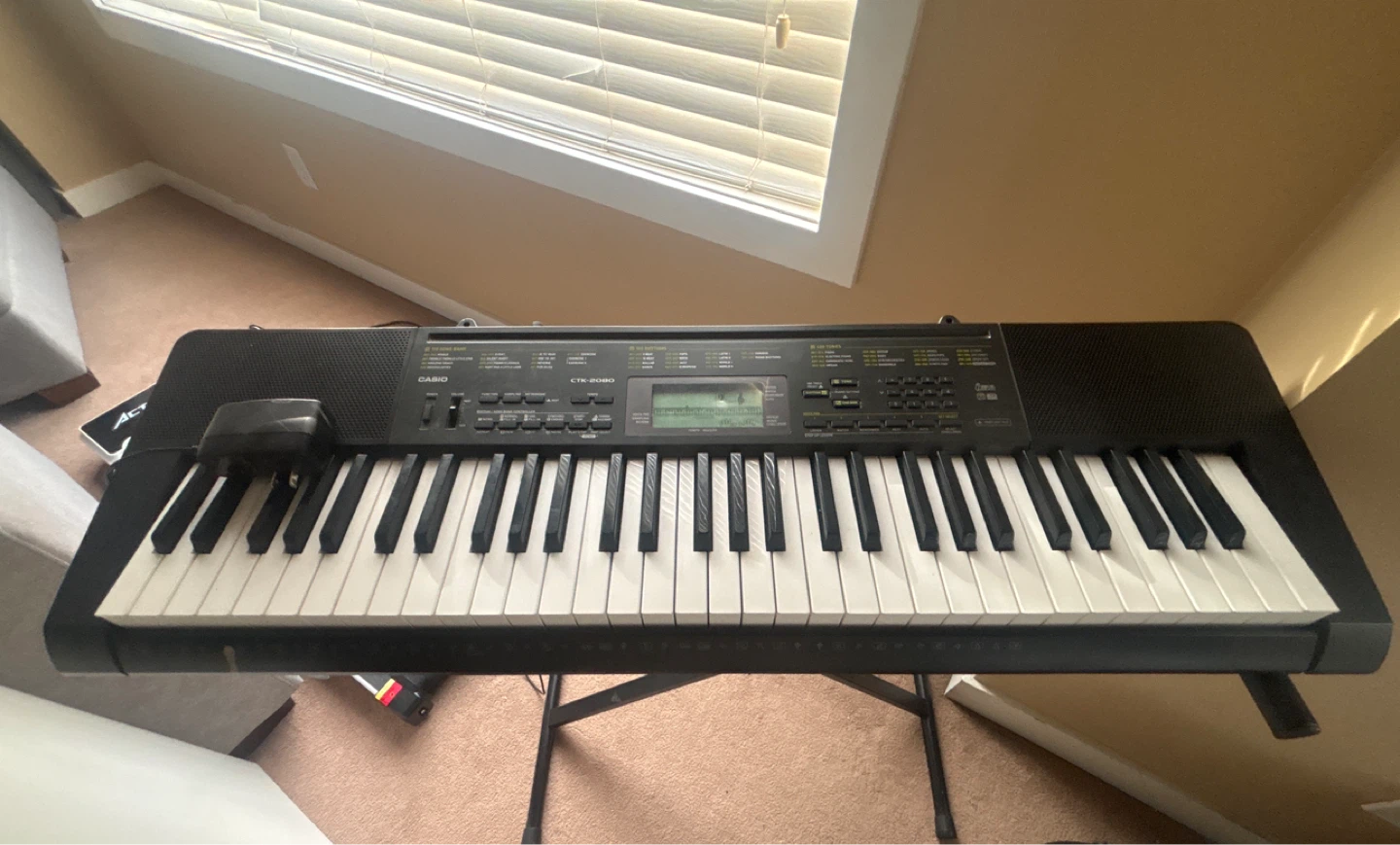 Casio CTK-2080 Keyboard with Stand