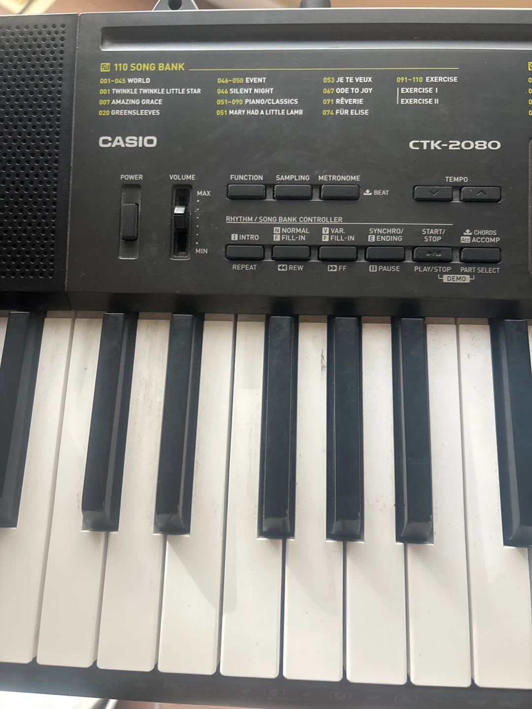 Casio CTK-2080 Keyboard with Stand - photo 2