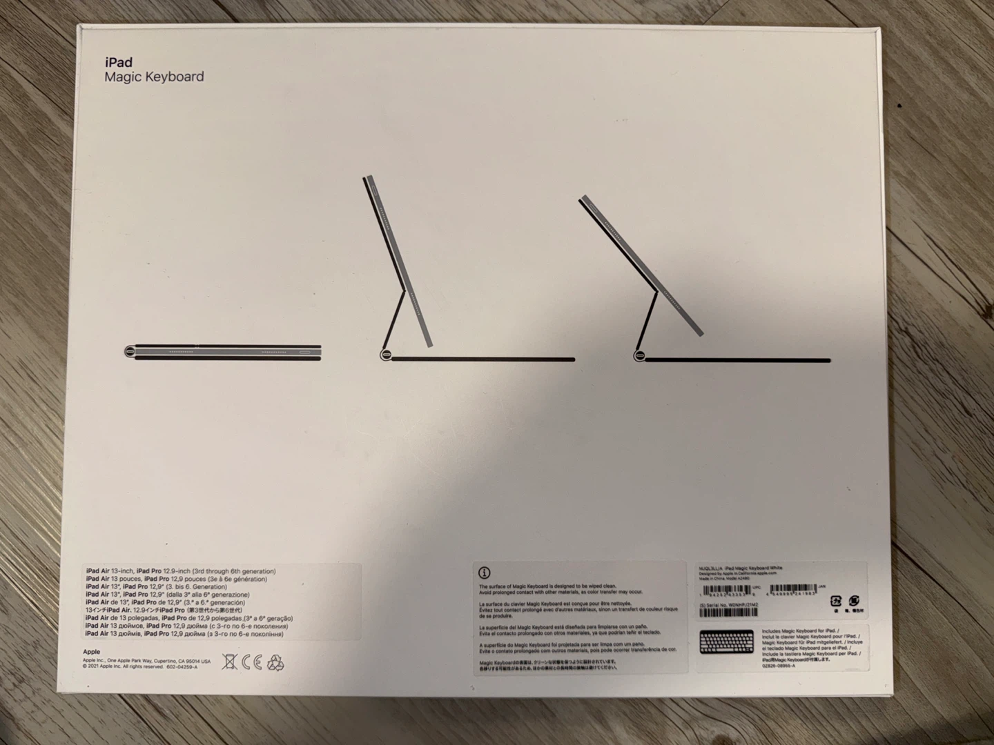 New Apple iPad Magic Keyboard - White - photo 2