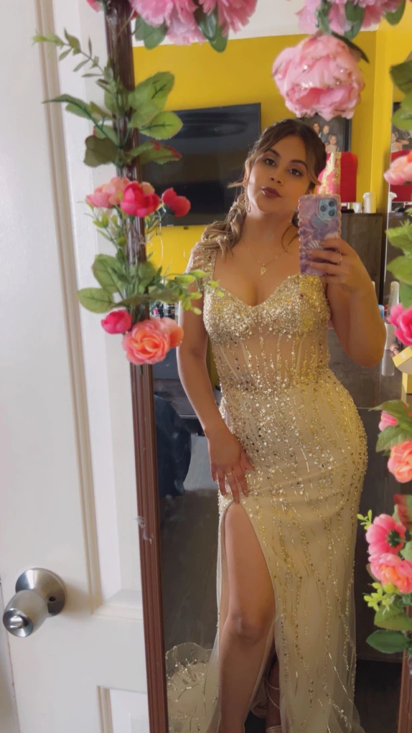Vestidos largos elegantes.