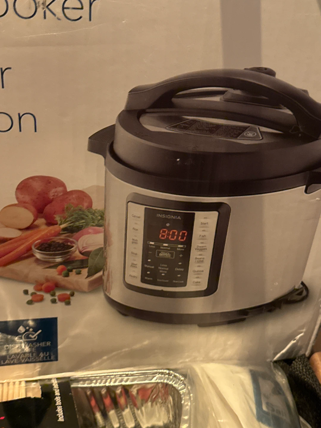 Insignia 6 Qt Multi-Function Pressure Cooker - LIKE NEW