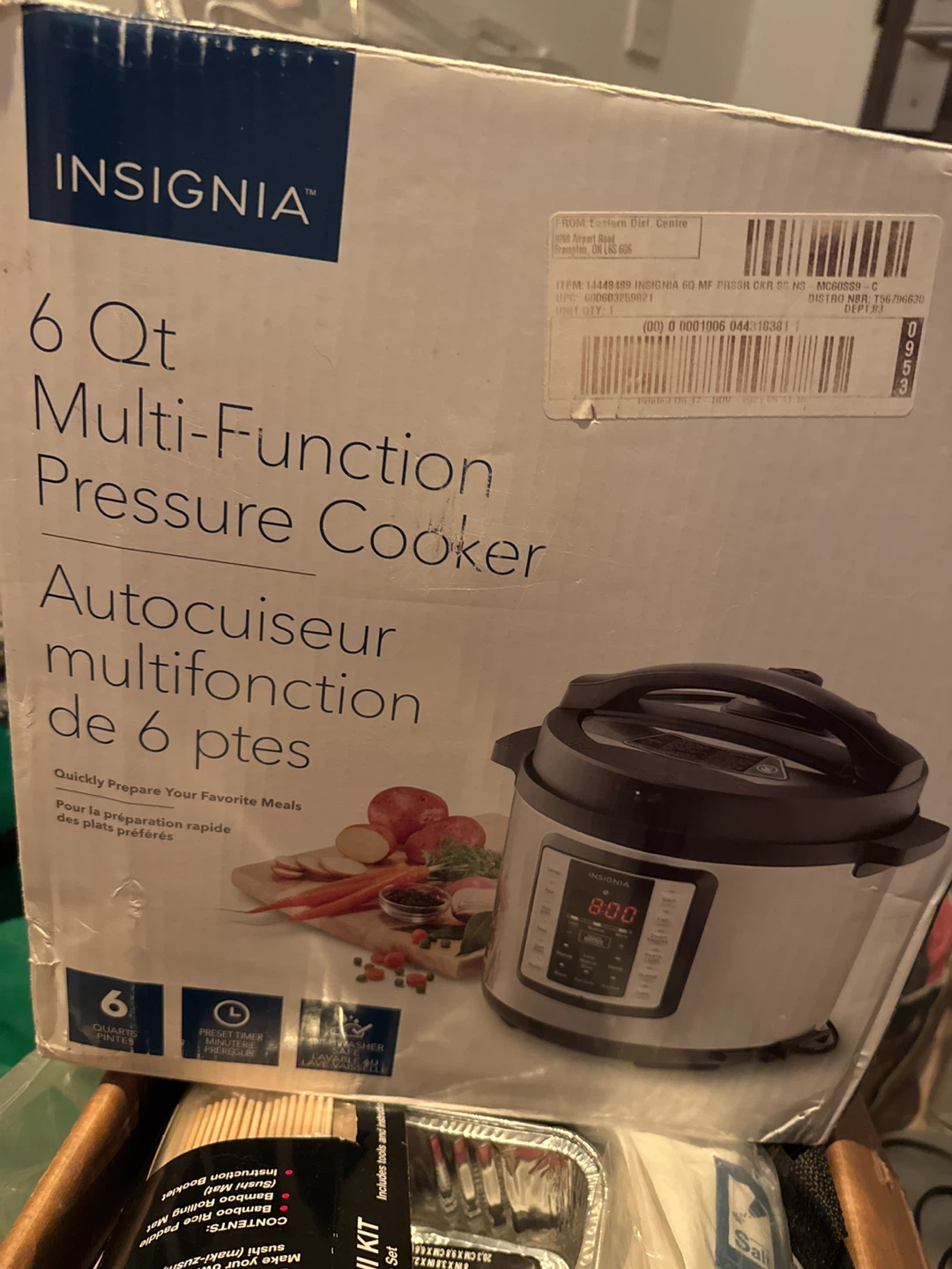 Insignia 6 Qt Multi-Function Pressure Cooker - LIKE NEW - photo 2