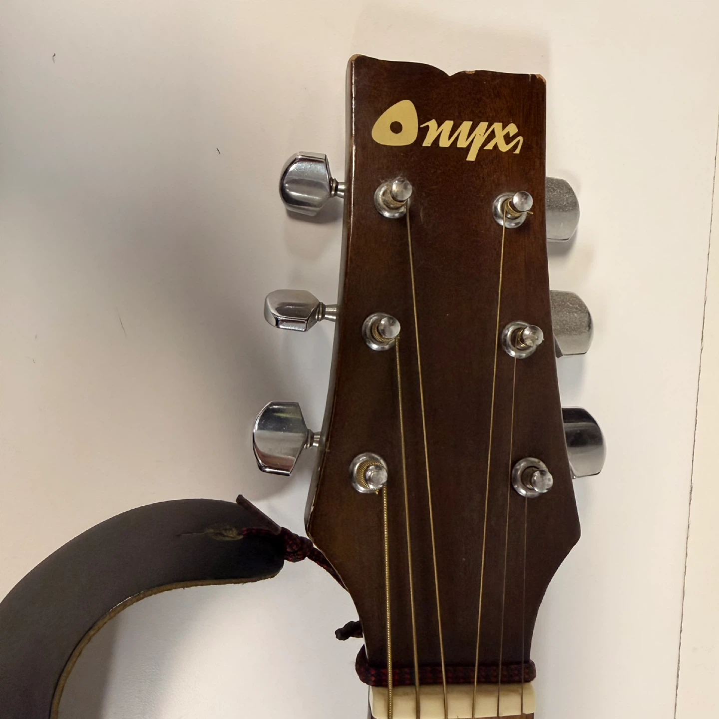 Vintage Onyx OD12N Acoustic Guitar Made in Japan w/ bag 80s - photo 4