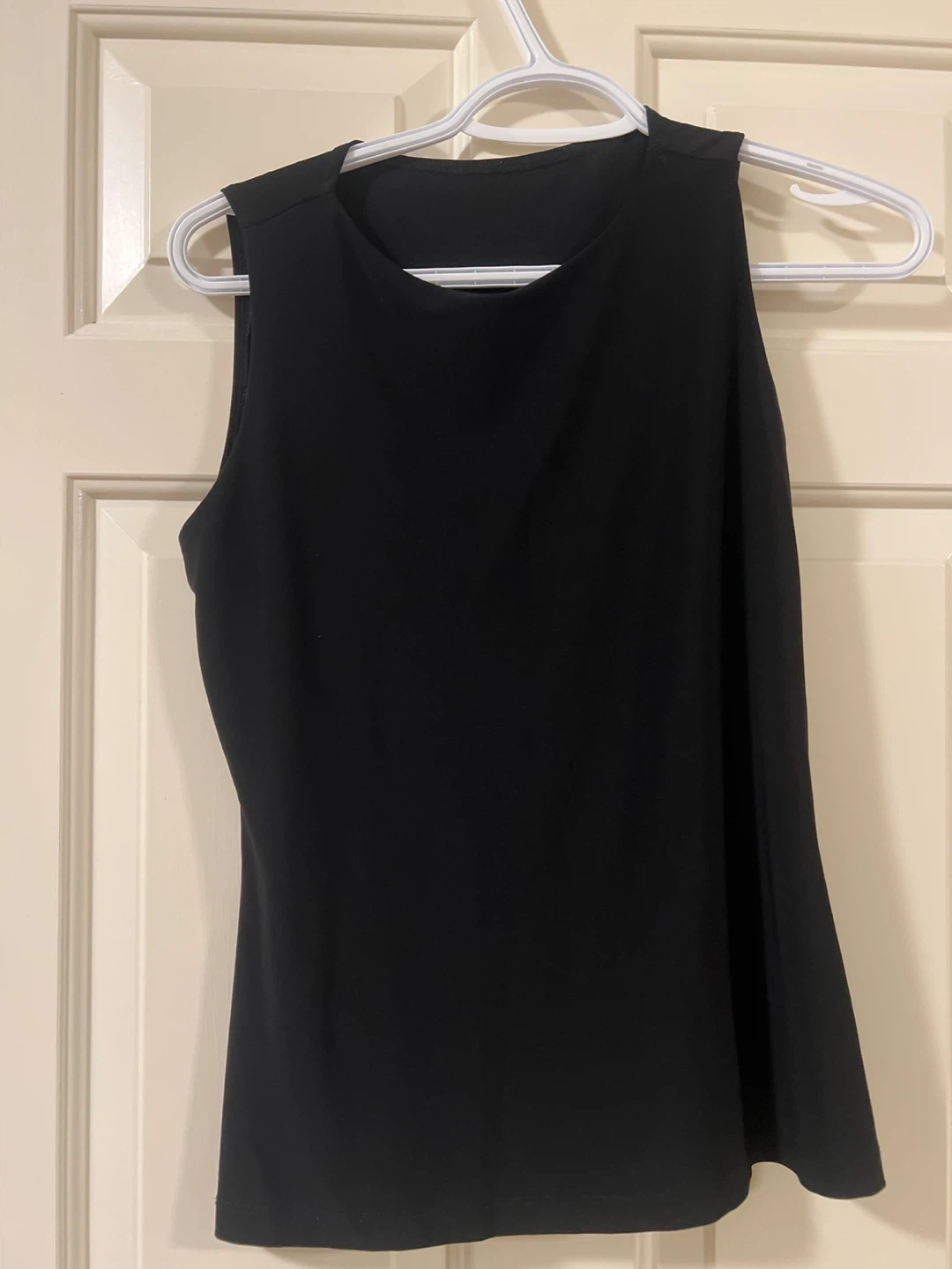 Black Sleeveless Tank Top