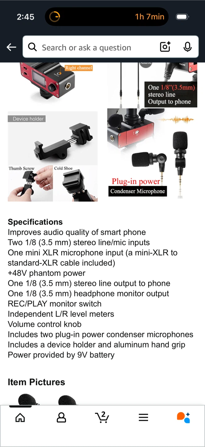 Saramonic SmartMixer Microphone Rig for Smartphones - photo 2