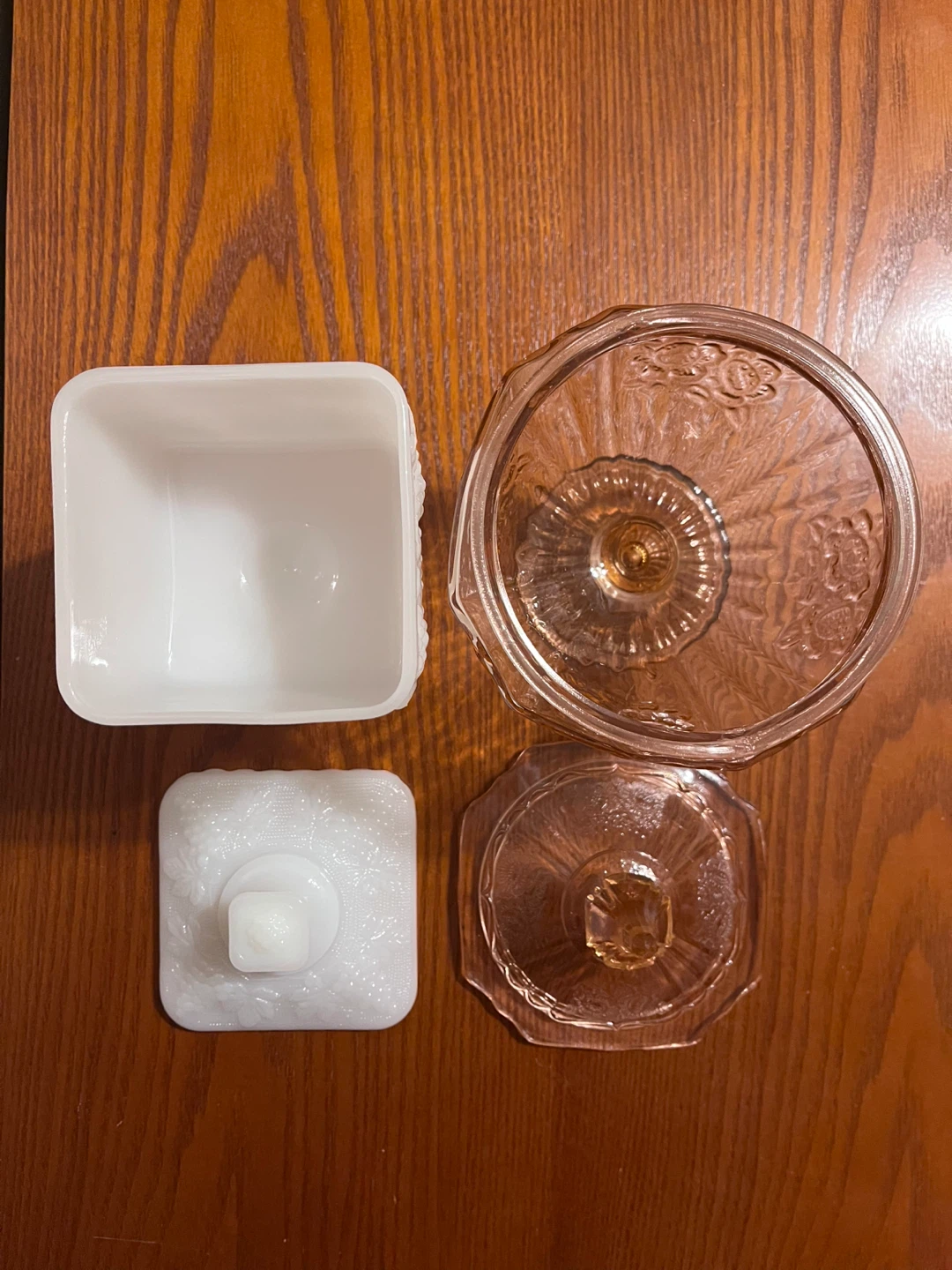 VINTAGE ANCHOR HOCKING GLASS CANDY DISHES - photo 3