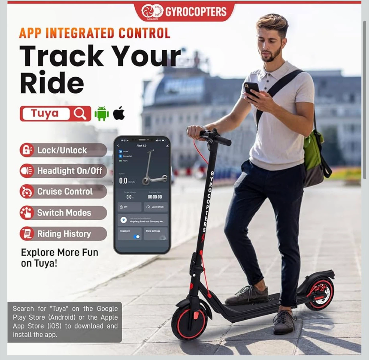 GyroCopters Flash 6.0 E-Scooter - photo 2