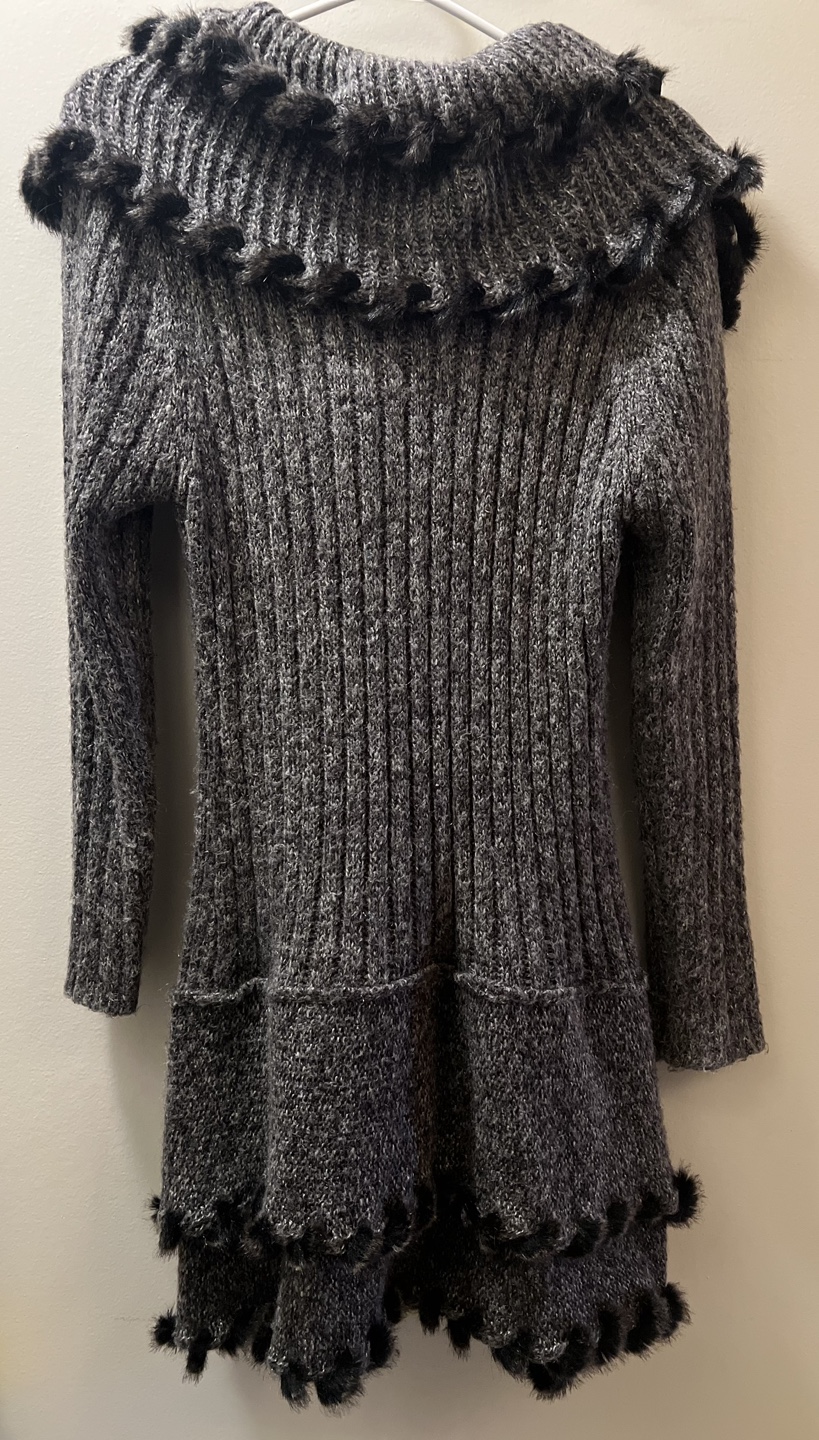 Brand New-Lapsi Grey Sweater Dress - Size L - photo 3