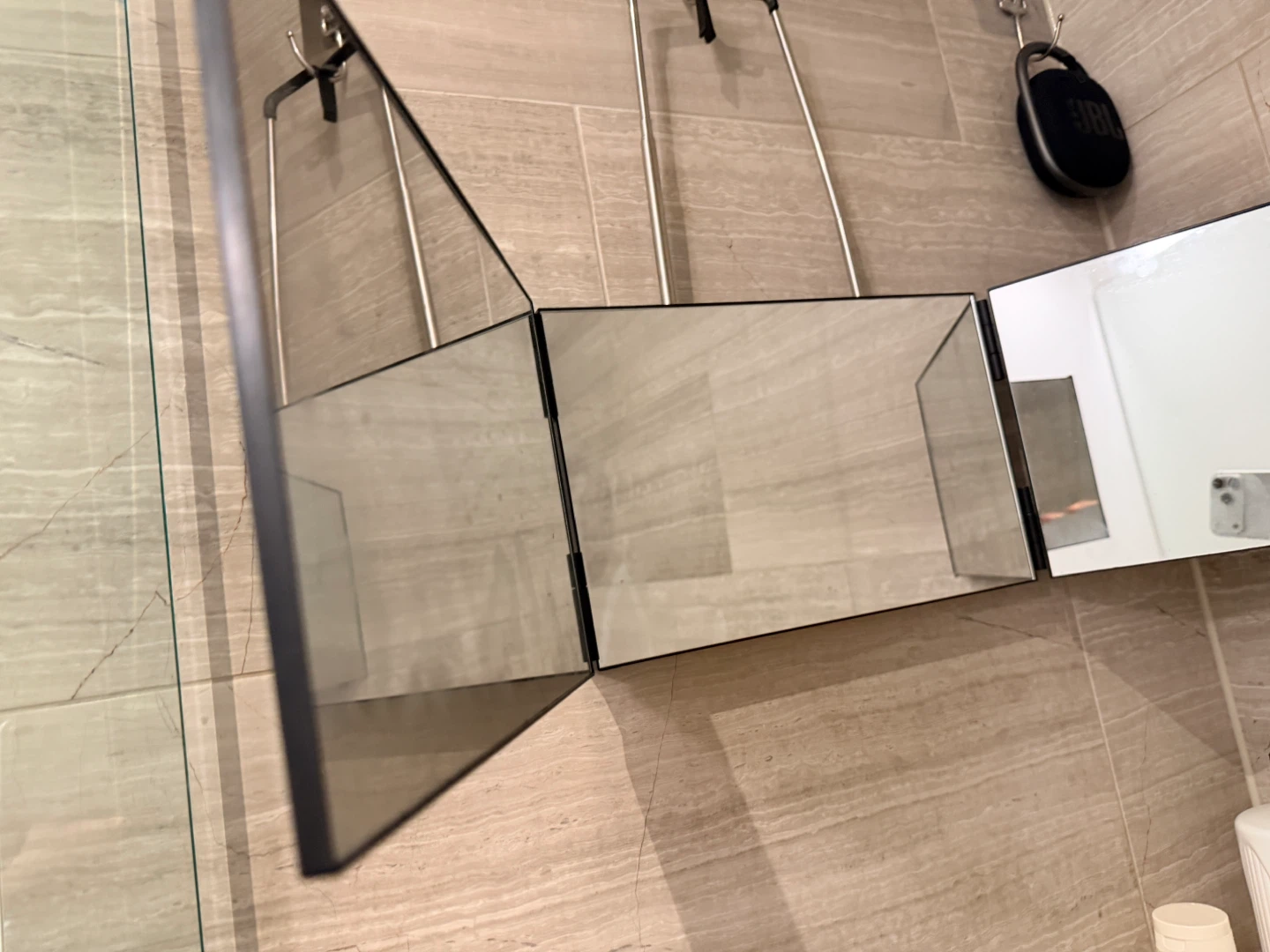 Jusron Tri-Fold Vanity Mirror 360 degree