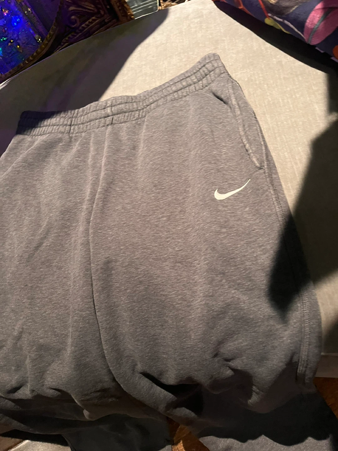 Nike Grey Fleece Sweatpants - photo 2