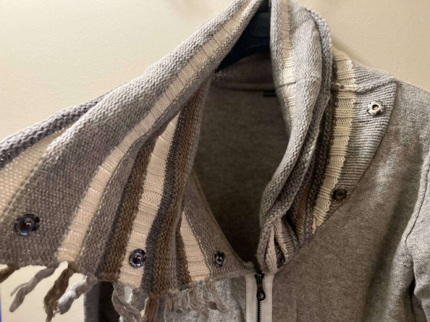 CyC Grey Zip-Up Cardigan - Size M/M - photo 3