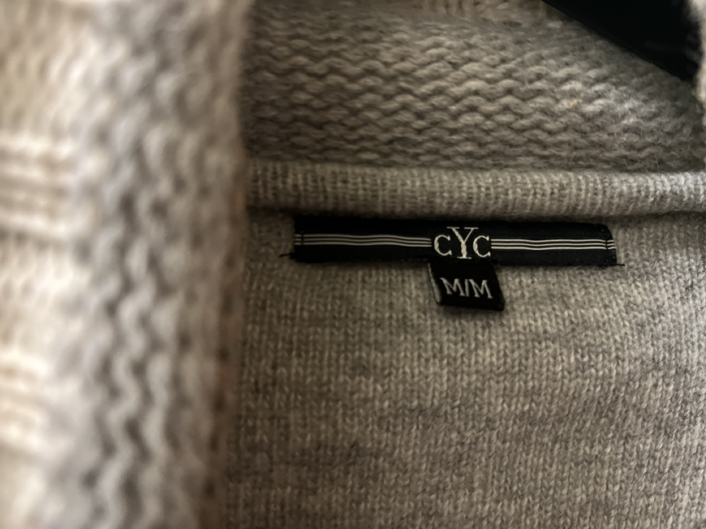 CyC Grey Zip-Up Cardigan - Size M/M - photo 5