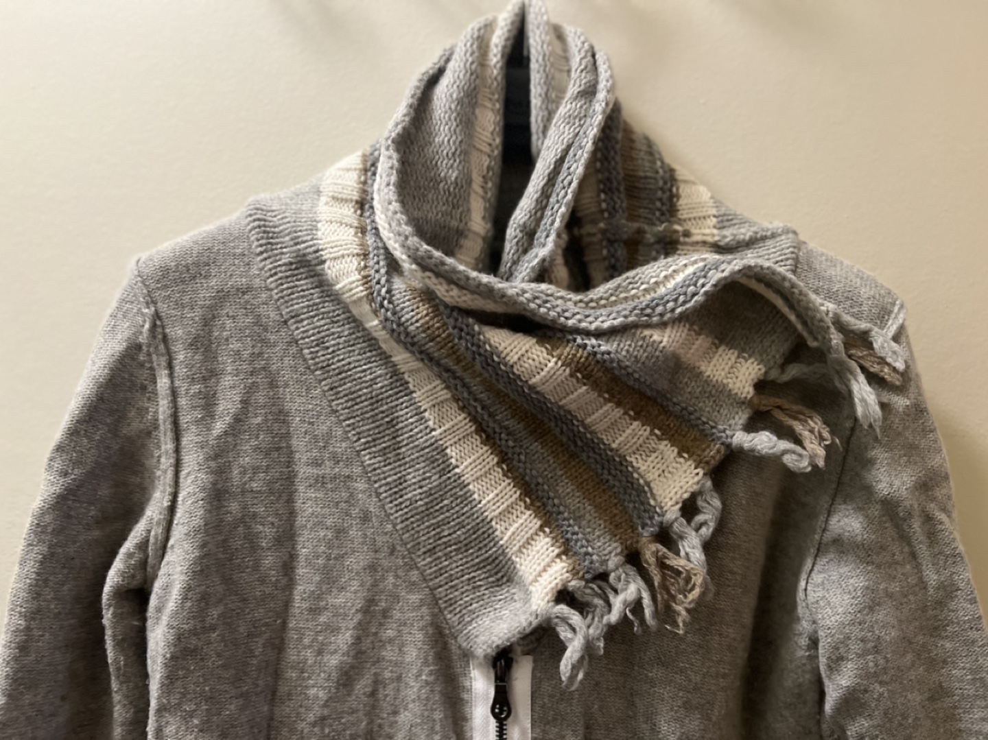 CyC Grey Zip-Up Cardigan - Size M/M - photo 2