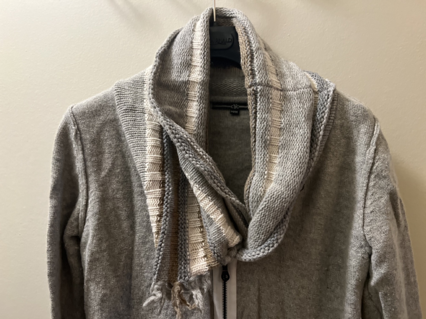 CyC Grey Zip-Up Cardigan - Size M/M - photo 4