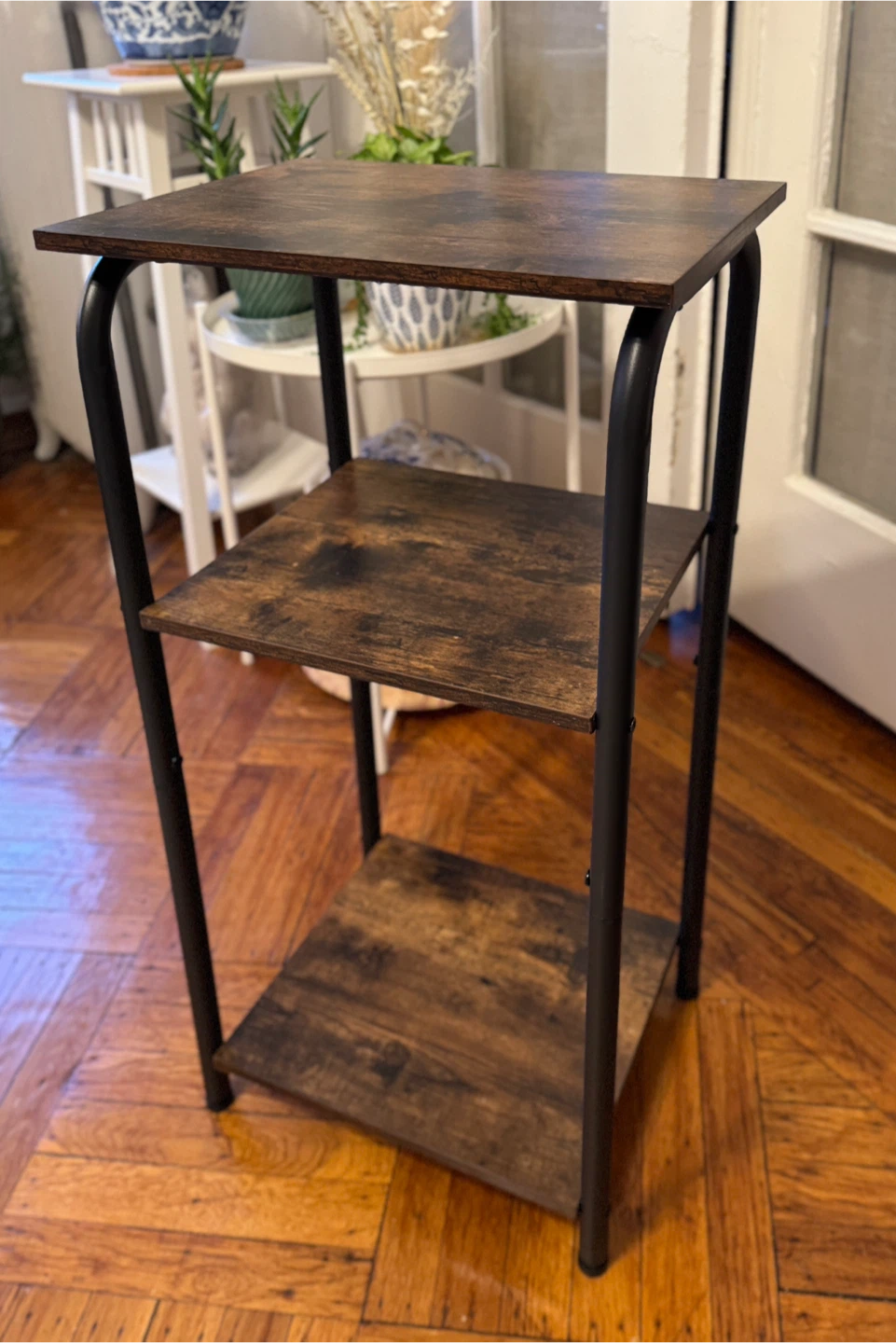 3-Tier Plant Stand, Brown - photo 2