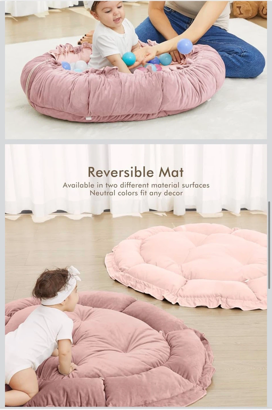 Pink Baby Activity Gym & Play Mat - photo 5