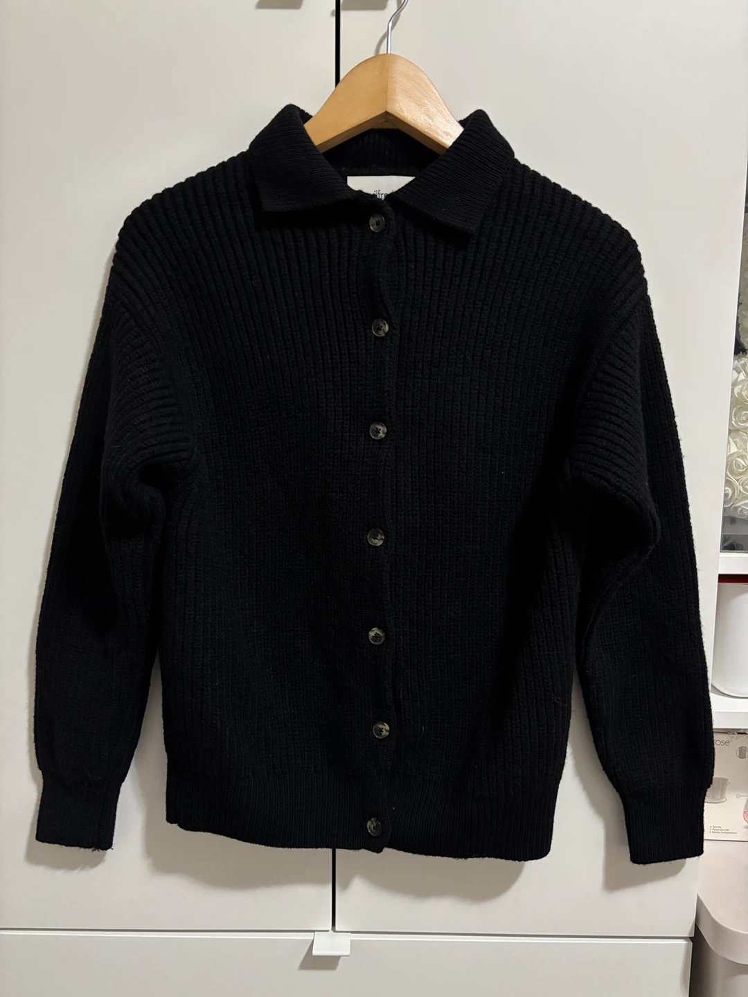 Wilfred Claudette Cardigan - Black, Size S - photo 2