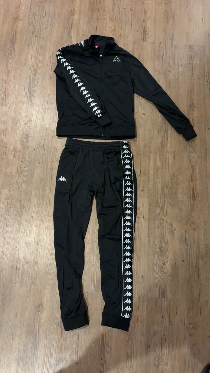 Kappa Black Tracksuit