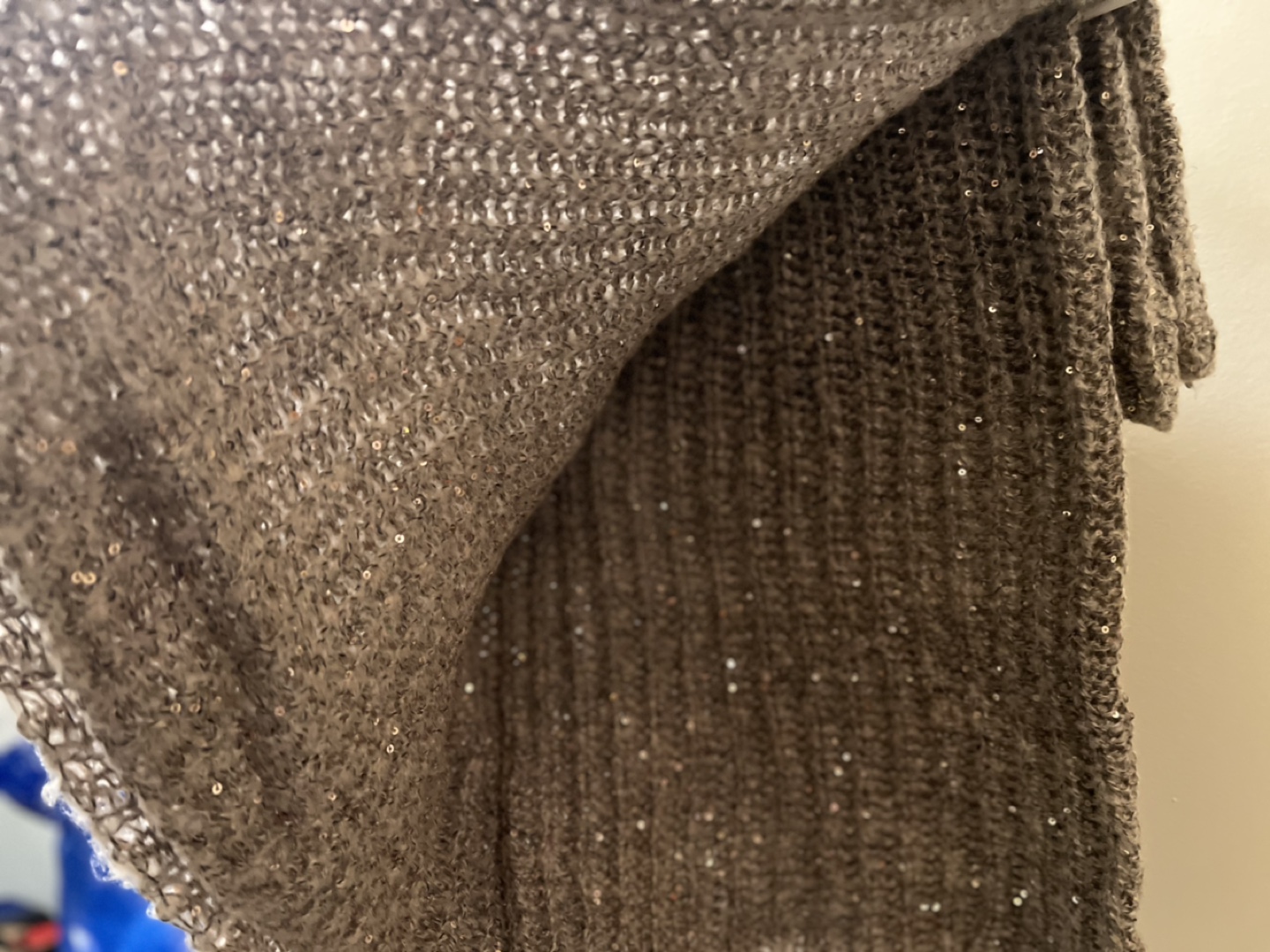 Brown Sparkly Knit Scarf - photo 2