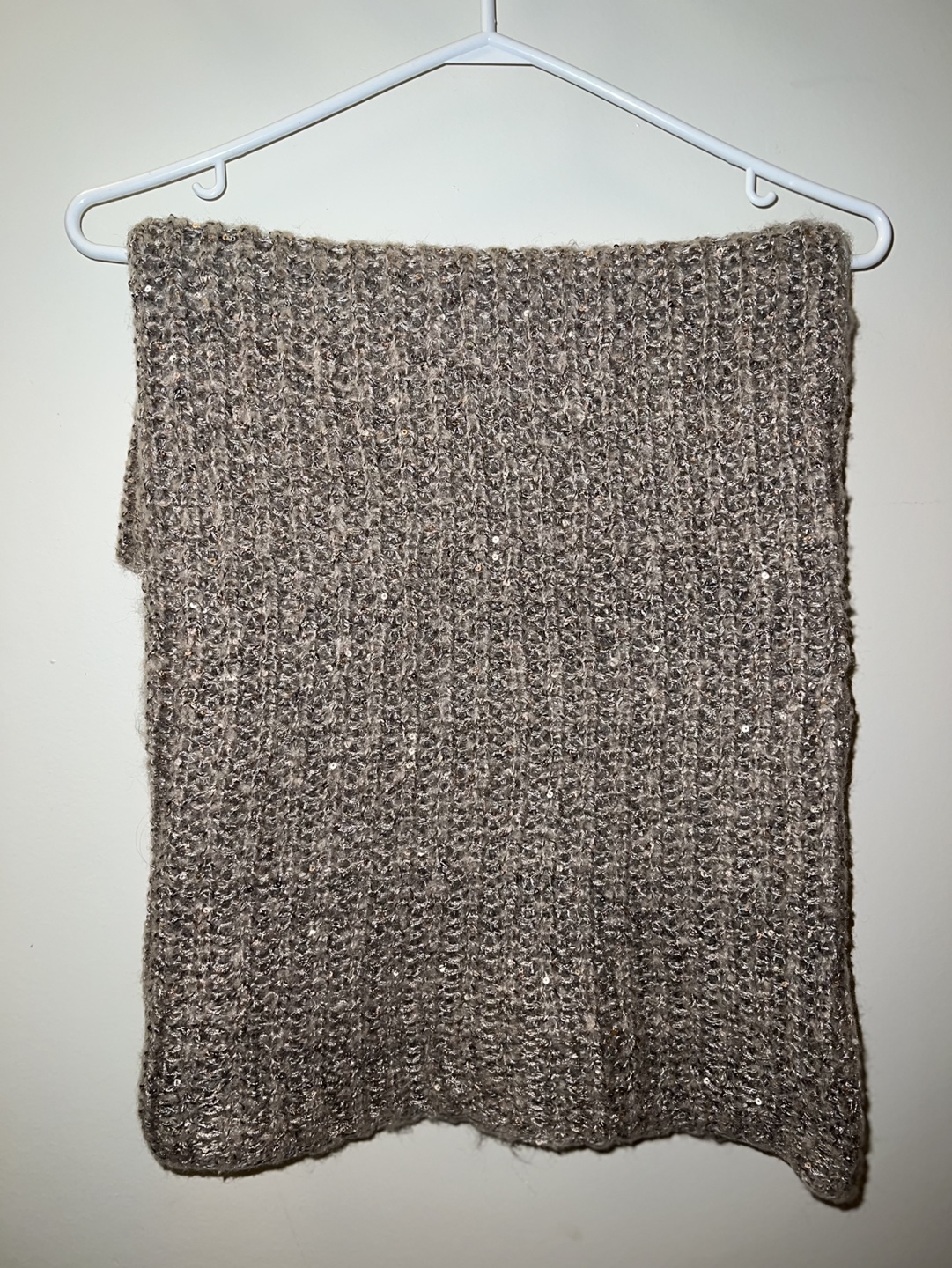 Brown Sparkly Knit Scarf - photo 3
