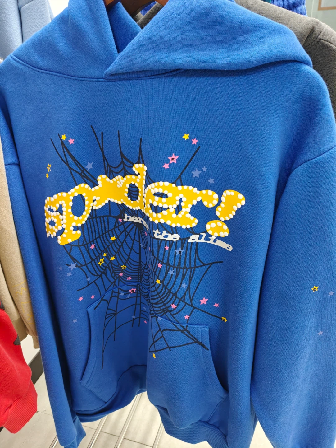 Sp5der Blue Hoodie any size available