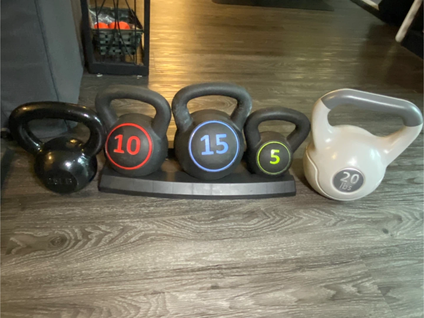 Kettlebells 5lb-25lb set