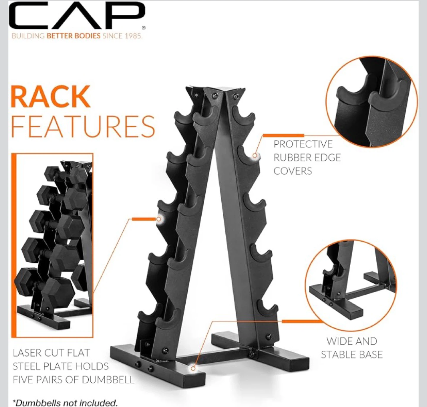 Hex barbell stack and rack, 10-30lbs - photo 4