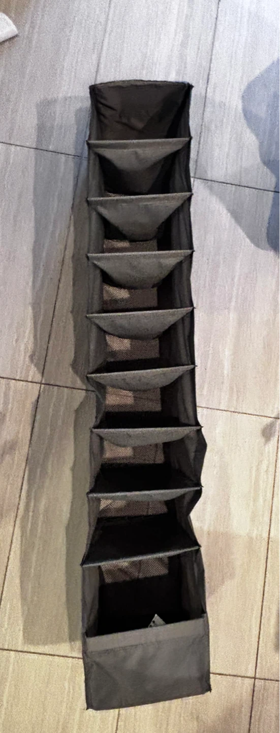Hanging Closet, shoes Organizer - 10 Shelf Grey - photo 2