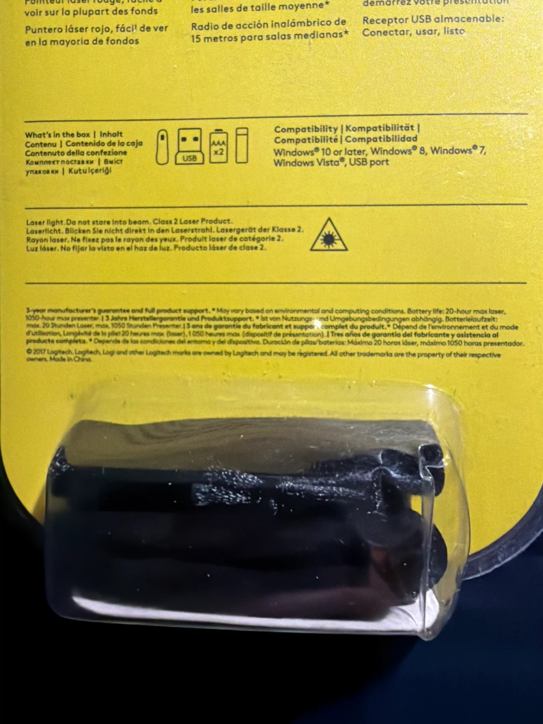 New Logitech R400 Laser Presentation Remote - photo 4