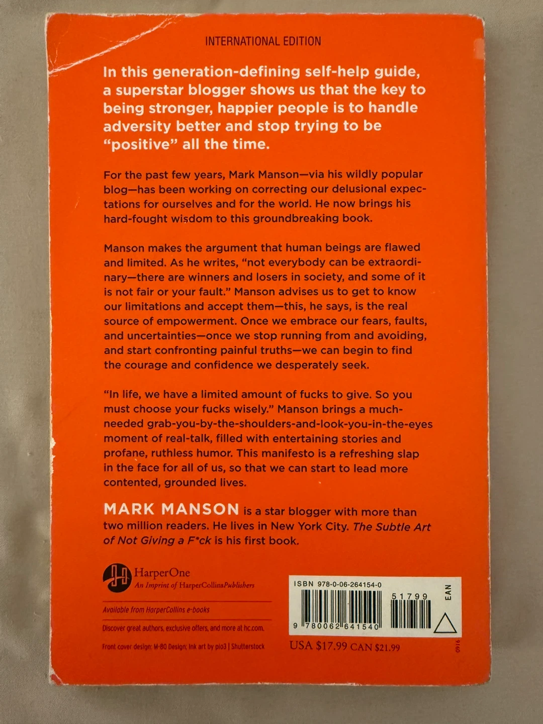 The Subtle Art of Not Giving a F*ck by Mark Manson - photo 2