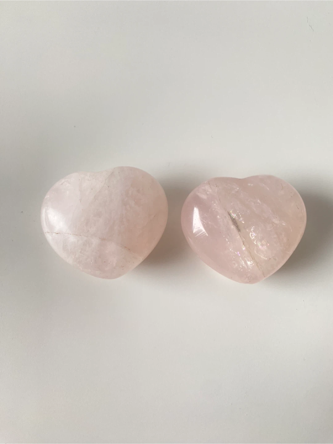 Rose Quartz Puffy Heart - photo 3