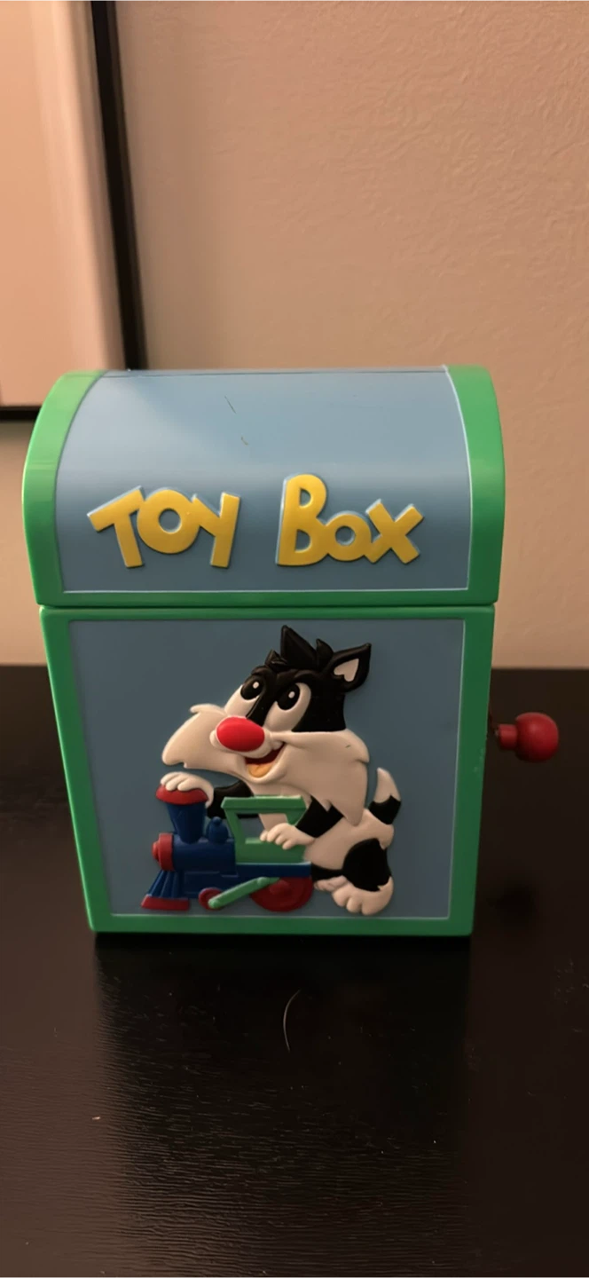 Vintage Tweety Bird Jack-in-the-Box Toy