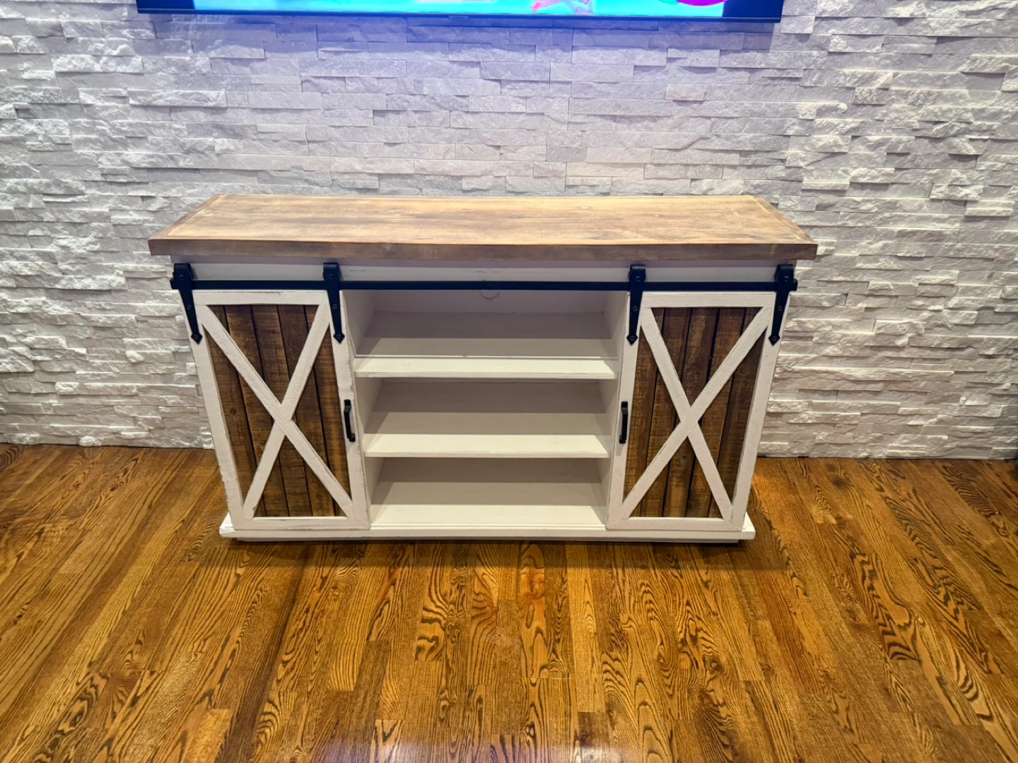 Rustic Farmhouse TV Stand
