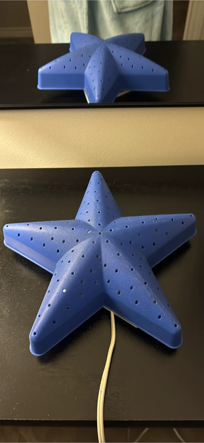 Star Shaped Night Light & Moon - photo 2