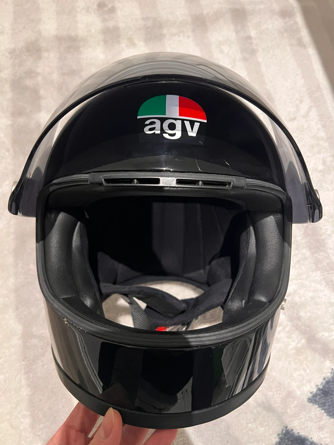 AGV X3000 Solid Helmet - Black - photo 4