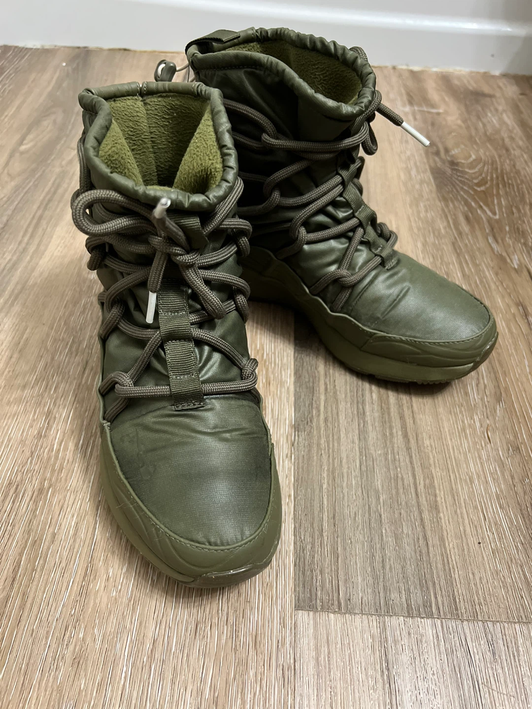 Nike Tanjun High-Rise Women's Shoes Boots Olive Green Size 7 - photo 2