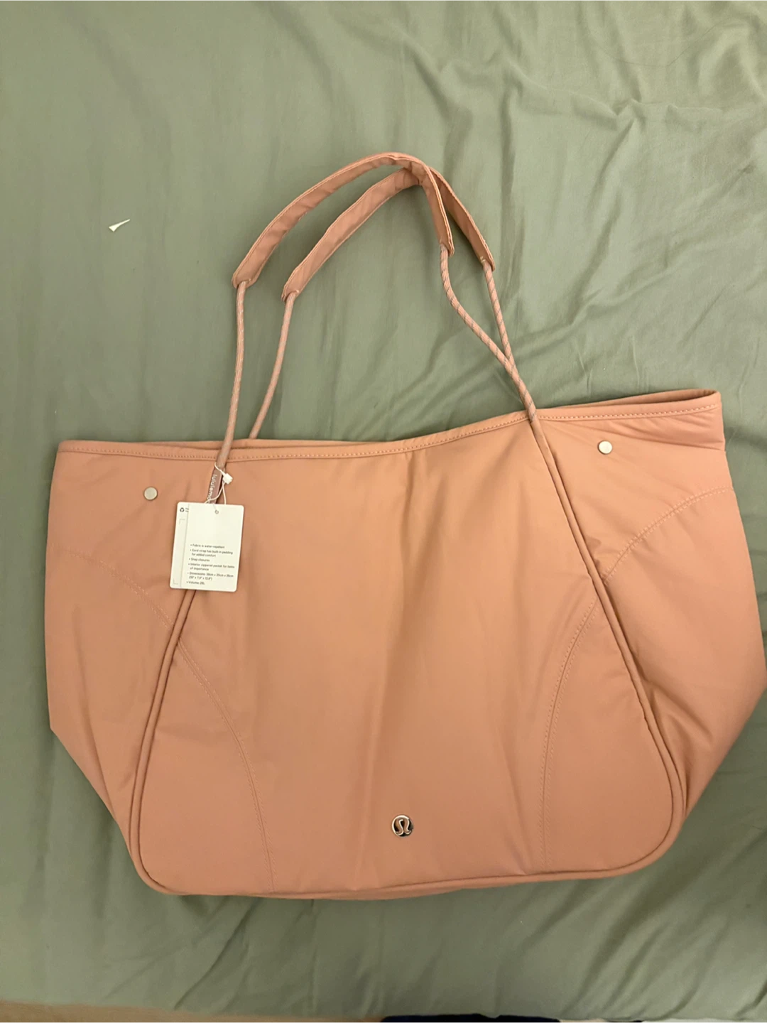 Lululemon Snap Tote Bag, Pink