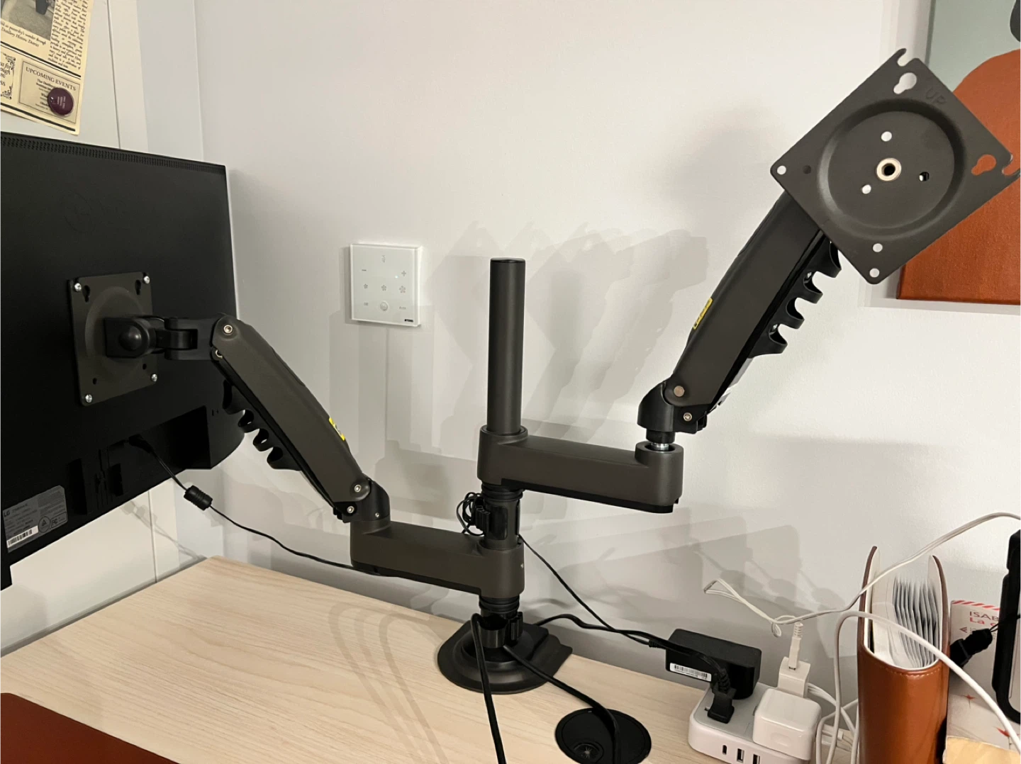 MOVING SALE! Dual Monitor Mount (Fits 17"-32") - photo 2