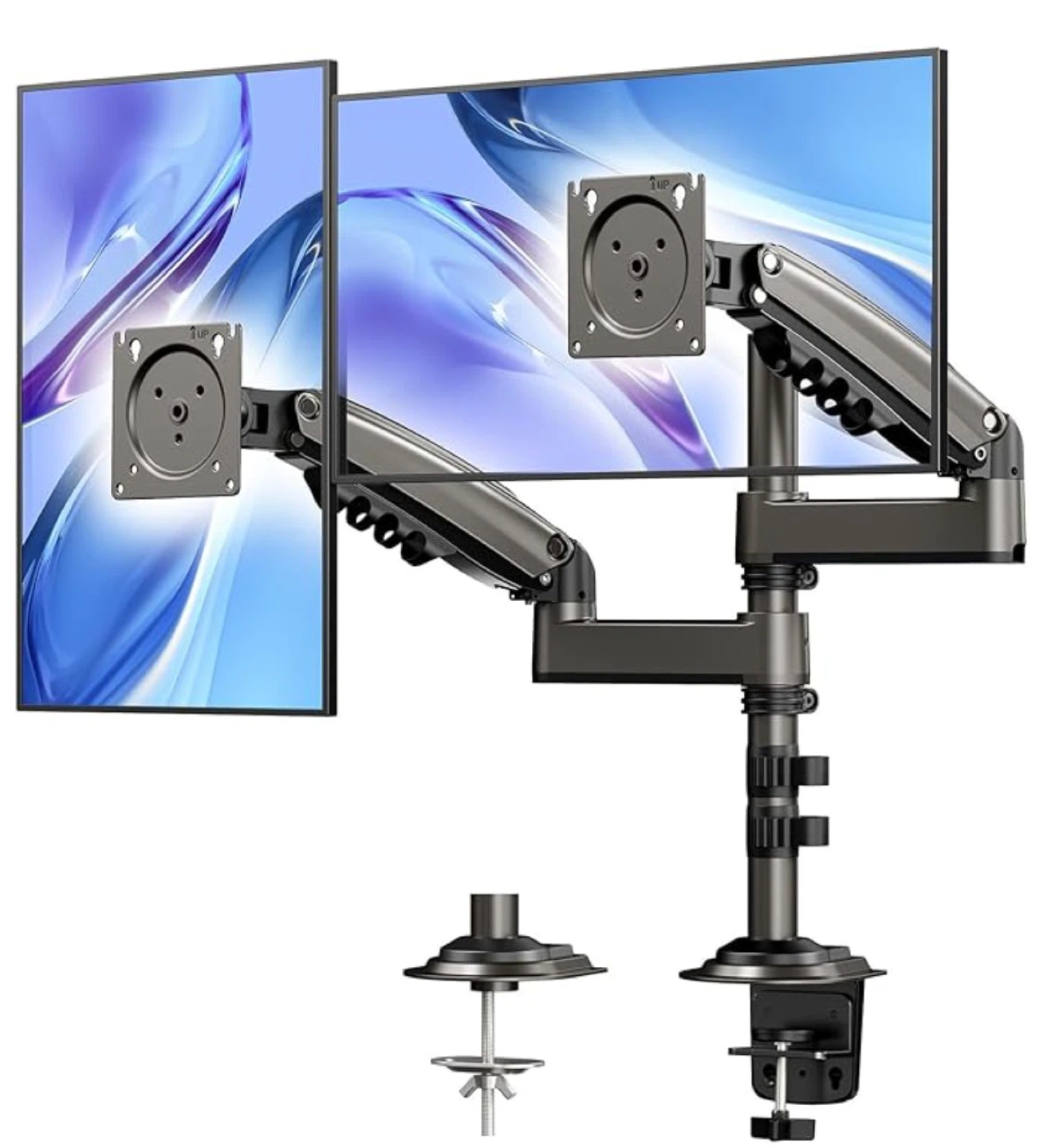 MOVING SALE! Dual Monitor Mount (Fits 17"-32")