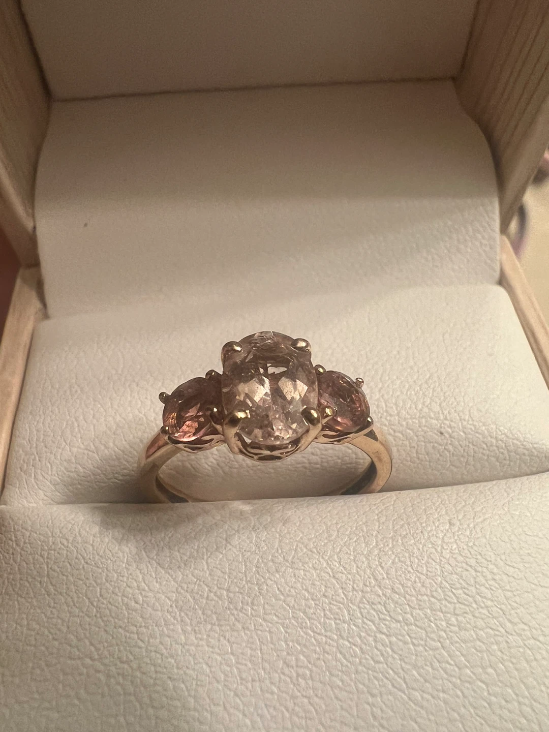 10 k Morganite & Pink Tourmaline Ring - photo 2