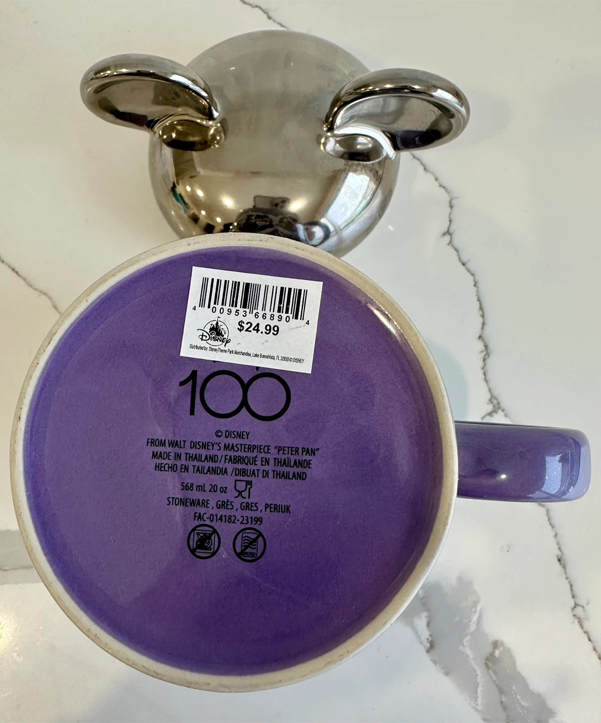 Walt Disney World 100th Anniversary Mug with Mickey ear lid - photo 4